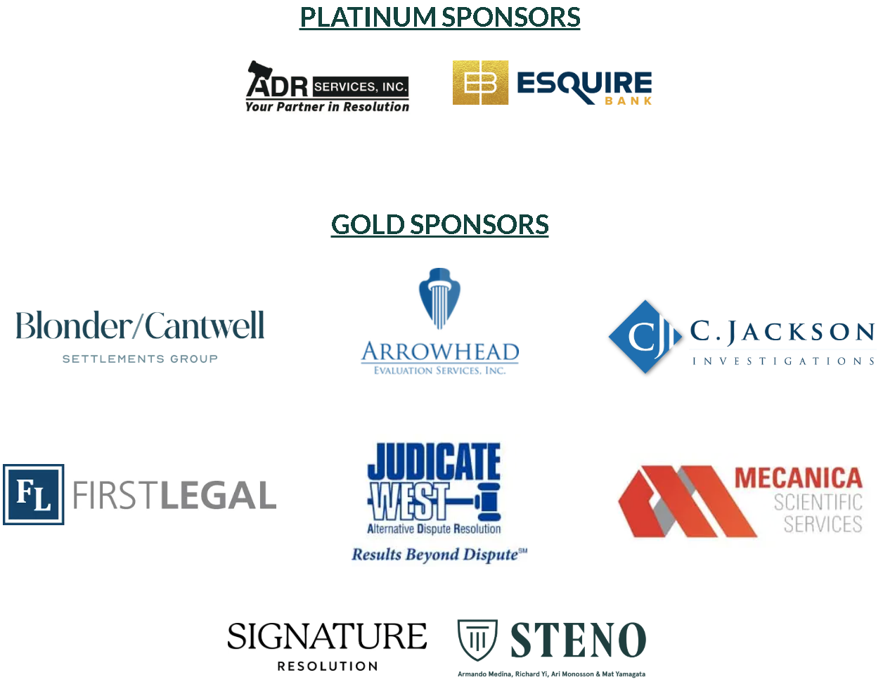 2026 Hawaii Conference Sponsors